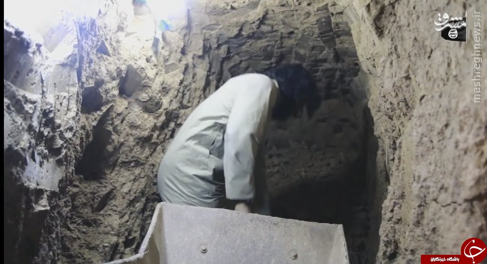 نهضت تونل سازی داعش در موصل+عکس