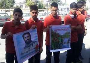 شرکت در مسابقات شنای دانش آموزان پسر کشور