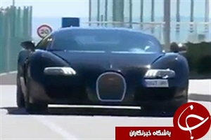 رونالدو با ماشین لوکسش در کمپ تمرین رئال مادرید+فیلم