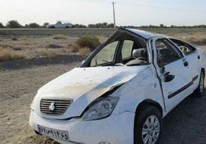 مصدومیت شش نفر در واژگونی یکدستگاه خودرو سواری