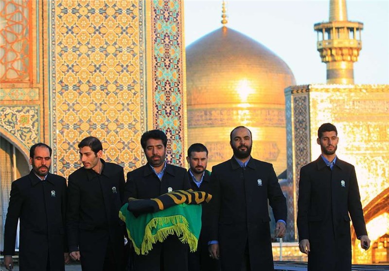 استقبال از پرچم متبرک بارگاه رضوی
