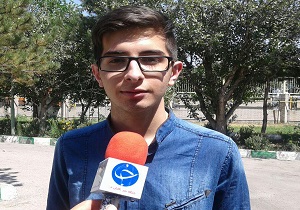 پارسا خلفی از اردبیل رتبه چهارم کنکور سراسری در رشته تجربی را بدست آورد
