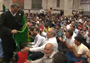 ورود کاروان خادمان حرم رضوی به شهرشال