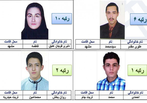 گفتگوی اختصاصی با نفرات برتر کنکور 95