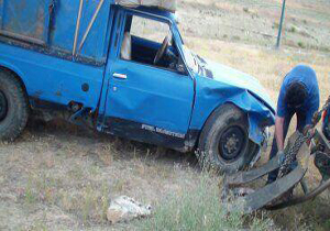 مرگ موتور سوار نکایی در حادثه تصادف