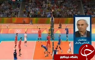 پیش بازی والیبال ایران و لهستان در المپیک ریو+فیلم
