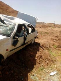 چهار حادثه واژگونی خودرو در جاده های آذربایجان شرقی