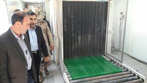 افتتاح دستگاه ایکس ری پایانه مرز رازی خوی