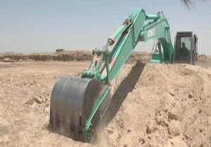 سنگربندی ارتش عراق در فلوجه + فیلم