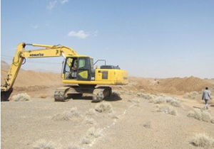 عملیات بند خاکی نصرآباد در آستانه تکمیل