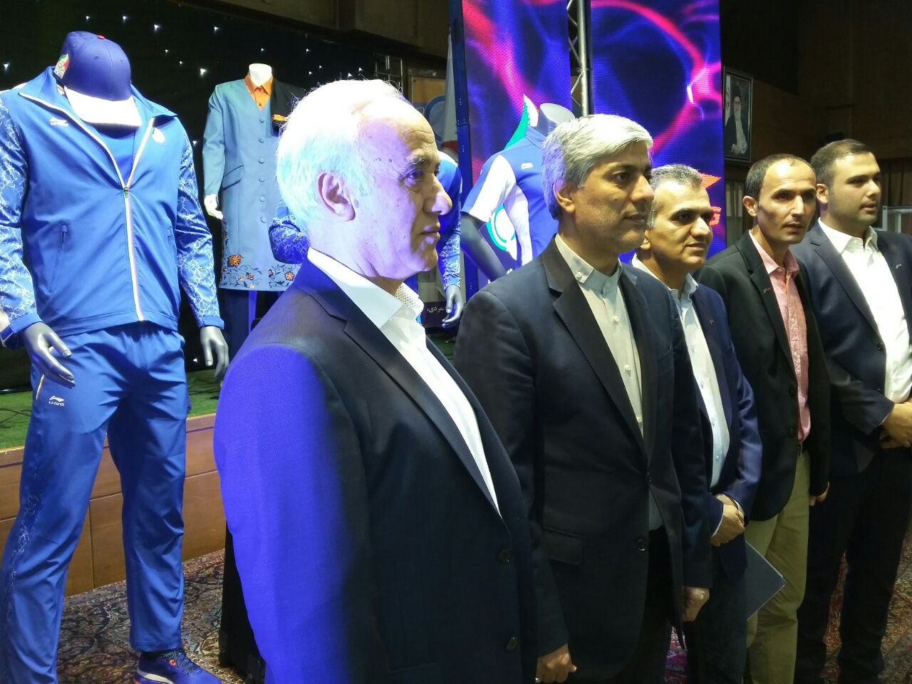 مراسم رونمایی از لباس کاروان ایران در المپیک+تصاویر