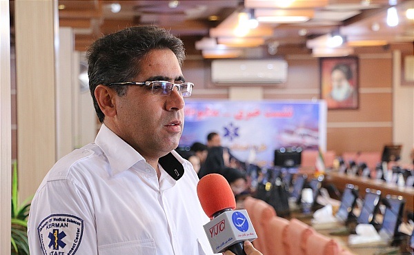 کرمان رتبه اول مدیریت حوادث غیر مترقبه  پزشکی کشور