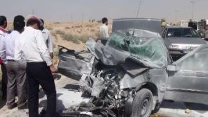 5کشته و 2 مجروح نتيجه انحراف به چپ پژو 405