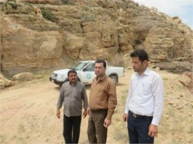 بازدید کارشناسان اداره حفاظت محیط زیست ماکو از معدن تراورتن