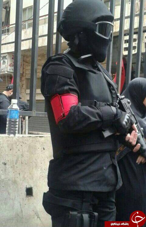 سربازان حاج عماد به کمک بشار شتافتند/ سیاه&zwnj;پوش&zwnj;های نقاب&zwnj;دارِ حزب&zwnj;الله راهی حلب شدند +عکس