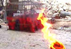 داعش 20 جوان عراقی را در آتش سوزاند