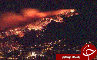 دروازه بان تیم ملی فوتبال در میان آتش+عکس