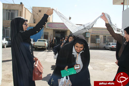 اعزام دانش آموز دختر تربت جامی به اردوی راهیان نور غرب + تصاویر