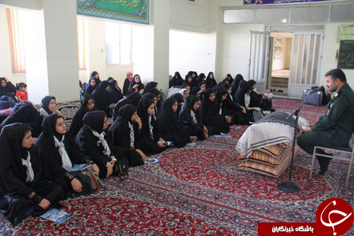 اعزام دانش آموز دختر تربت جامی به اردوی راهیان نور غرب + تصاویر