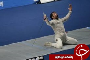 شادی مجتبی عابدینی پس از شکست مقتدرانه حریف فرانسوی+فیلم