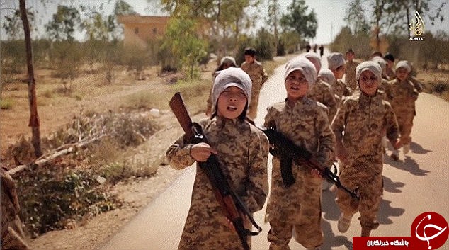 کودکانی که برای داعش می&zwnj;جنگند+ تصاویر