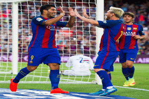 فیلم گلهای بازی بارسلونا 3-2 سامپدوریا