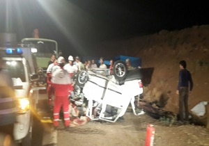 برخورد 2 پرايد و نيسان وانت  3 كشته بر جای گذاشت