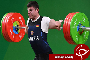 لحظه دردناک شکستن بازوی وزنه بردار ارمنستانی در مسابقات ریو + فیلم