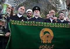 استقبال آبادانی ها از خادمان حرم رضوی