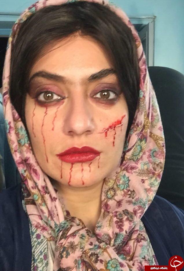 گریم عجیب مهناز افشار در نهنگ عنبر2