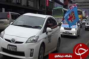 شادی جالب مردم فیجی پس از کسب اولین مدال المپیکی در تاریخ این کشور + فیلم