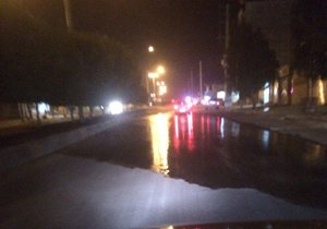 هدررفت آب برازجان با وجود جیره&zwnj;بندی + تصاویر