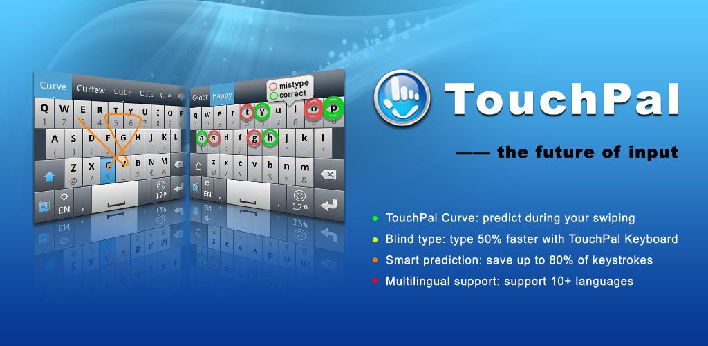 TouchPal Keyboard  صفحه کلید حرفه ای برای اندورید