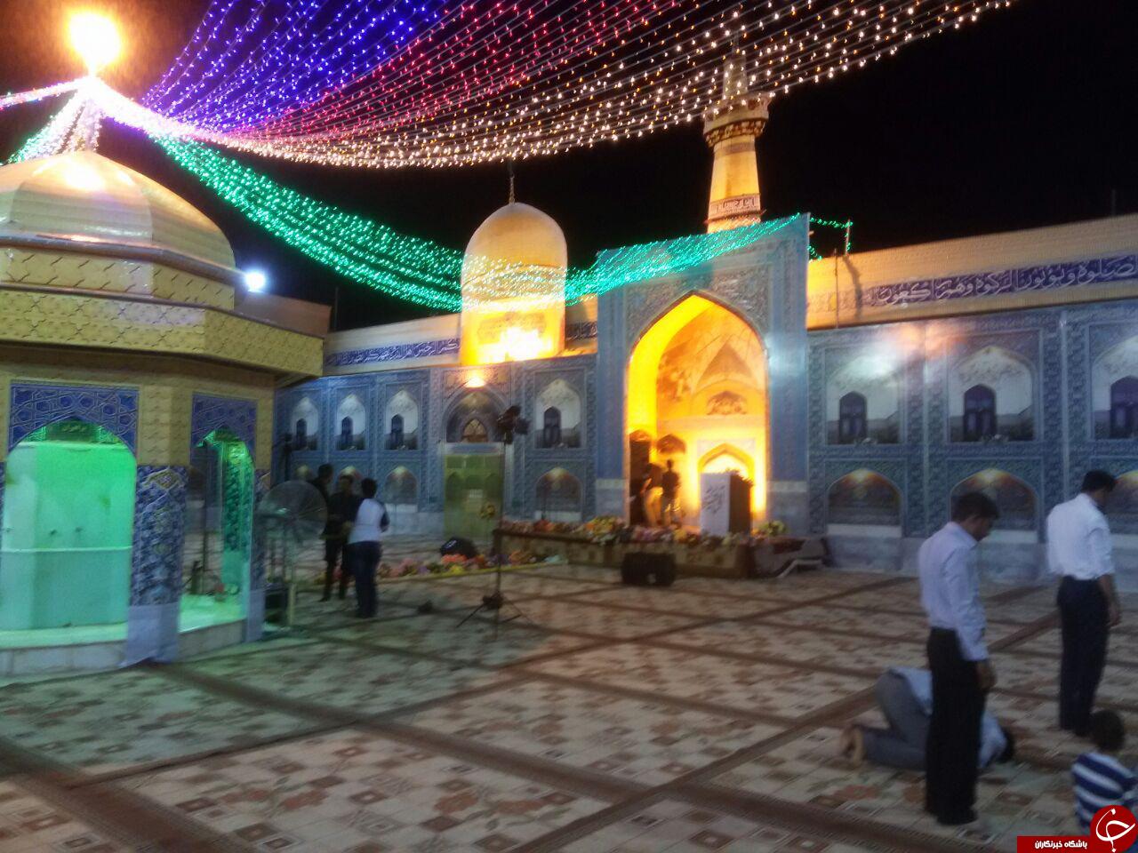 طراحی جالب حرم امام رضا (ع) در گراش + تصاویر