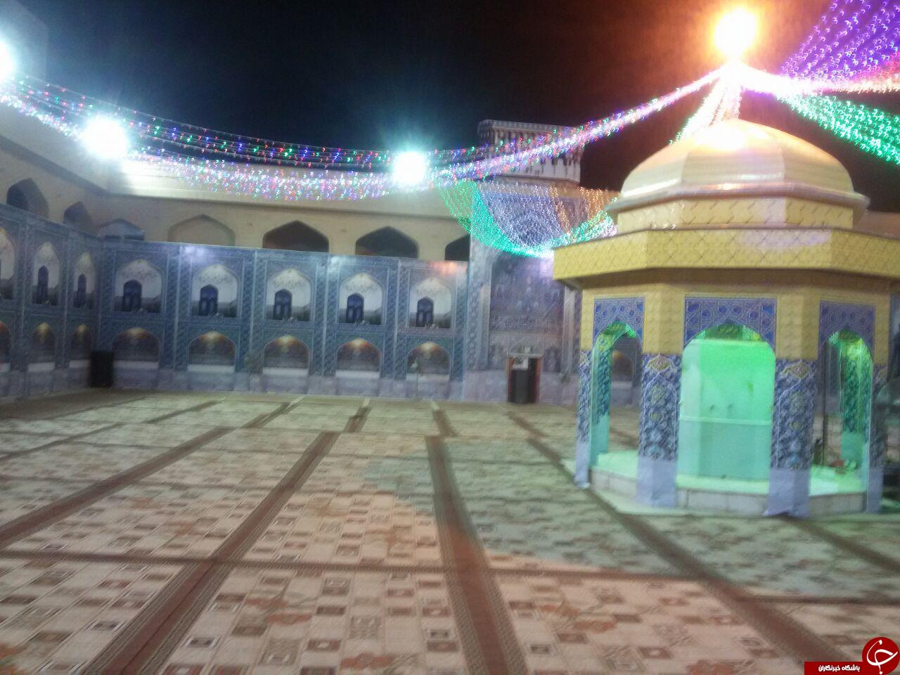 طراحی جالب حرم امام رضا (ع) در گراش + تصاویر