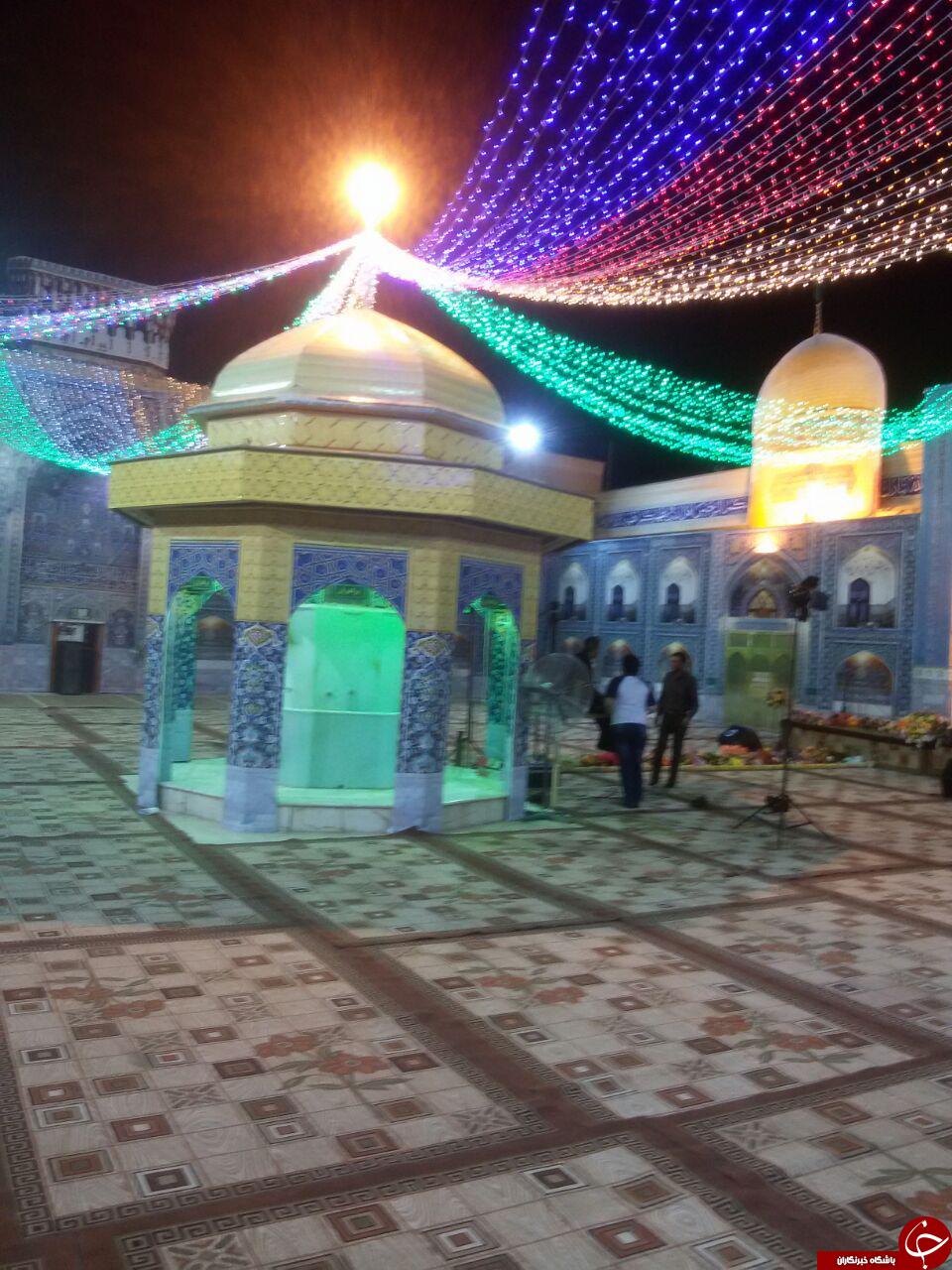 طراحی جالب حرم امام رضا (ع) در گراش + تصاویر