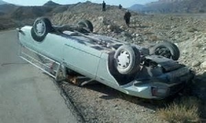 14مصدوم دراثرواژگونی وانت پیکان درشوشتر