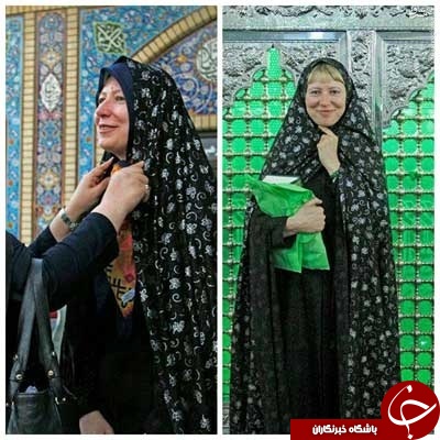 دختر اوکراینی در امامزاده صالح مسلمان شد +عکس