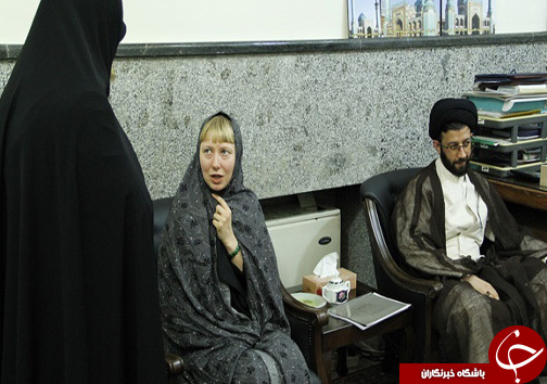 دختر اوکراینی در امامزاده صالح مسلمان شد +عکس
