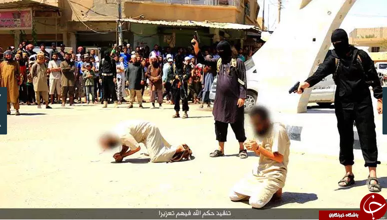 اعدام 5 نفر به اتهام قاچاق انسان به سرزمین کفر از سوی داعش+ تصاویر
