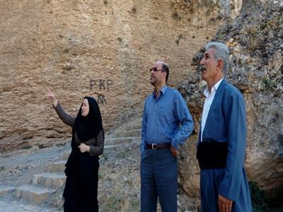 بازدید مدیرکل میراث فرهنگی از اثار تاریخی