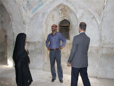 بازدید مدیرکل میراث فرهنگی از اثار تاریخی