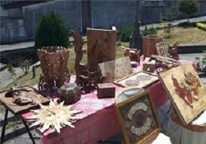 گشایش نمایشگاه کشوری سوغات و صنایع دستی در بیجار