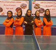 تهران ، قهرمان تنیس روی میز نوجوانان دختر کشور شد