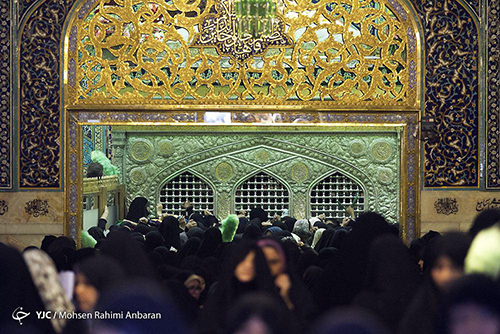 حال و هوای مشهد الرضا در شب ولادت میلاد امام رضا(ع) + تصاویر