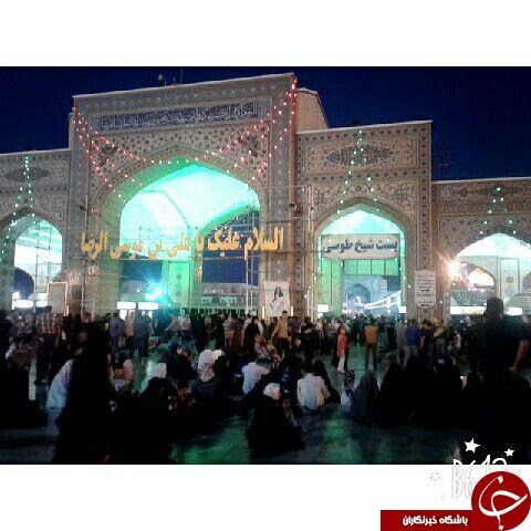 حال و هوای مشهد مقدی در ولادت امام رضا(ع) + تصاویر