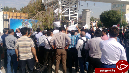 گلایه دانشجویان صنعت نفت به ششمین روز کشید + تصاویر