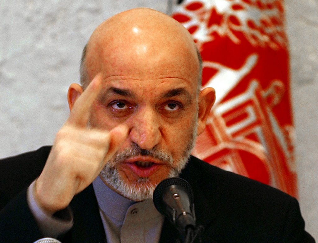هشدار حامدکرزی نسبت به حملات هوایی آمریکایی&zwnj;ها