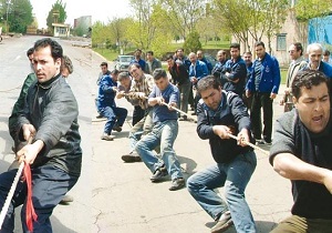 برگزاری جشنواره بازیهای بومی و محلی در روستای سوغان لو نیر