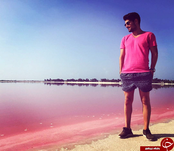 تالابی شگفت&zwnj;انگیز به رنگ صورتی +تصاویر